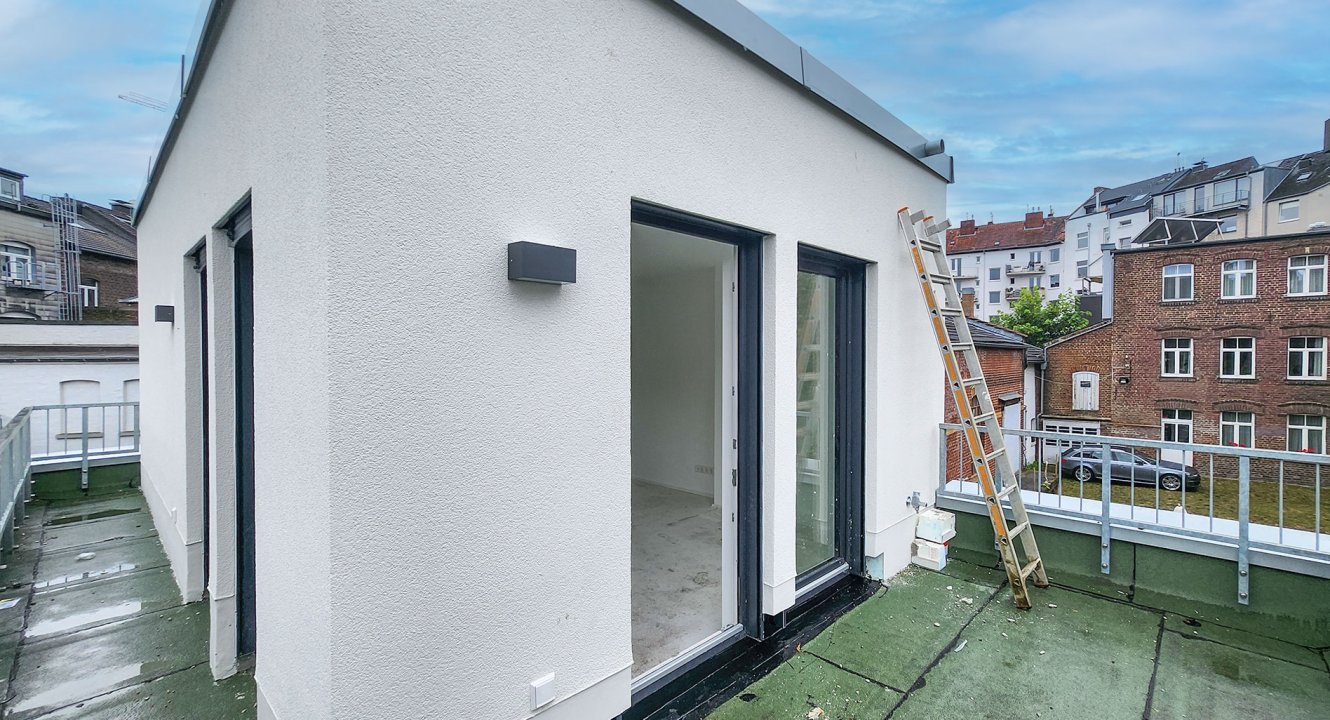 Dachterrasse Penthousewohnung Aachen Jakobstraße zu vermieten!